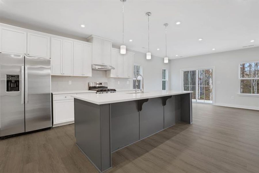 Furnished interior view inside a new home in Crystal Falls, Dawsonville (Image 7).