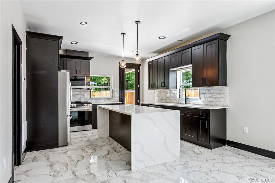 Furnished interior view inside a new home in , Denver (Image 6).