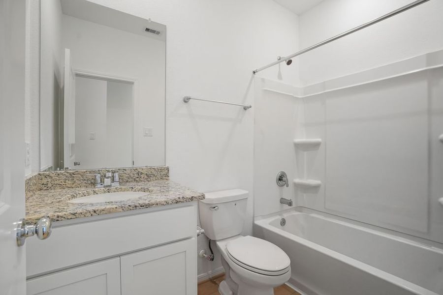 Furnished interior view inside a new home in Brookewater 45s, Rosenberg (Image 9). Furnished interior view inside a new home in Brookewater 45s, Rosenberg (Image 9).