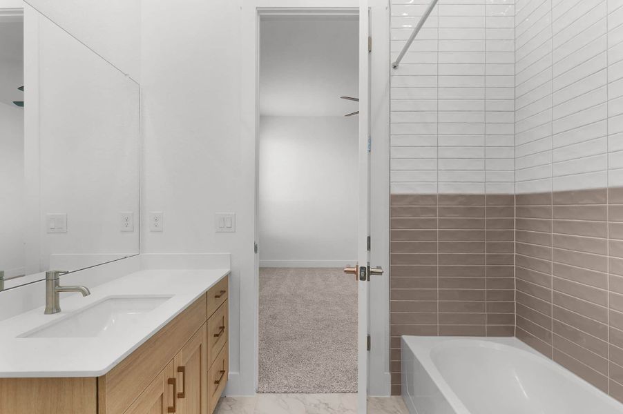 Furnished interior view inside a new home in Feathergrass, Florence (Image 48).