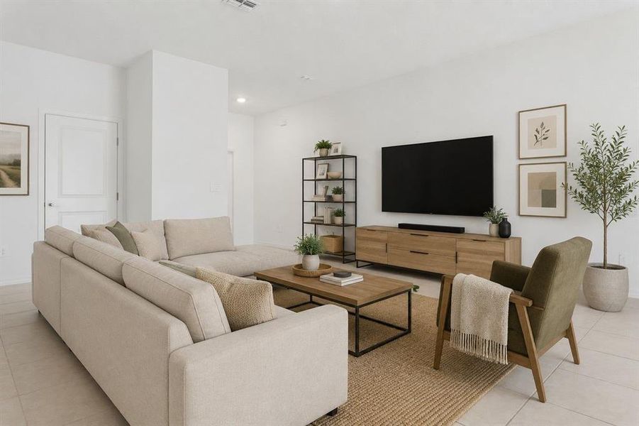 Furnished interior view inside a new home in Angeline, Land O' Lakes (Image 6).