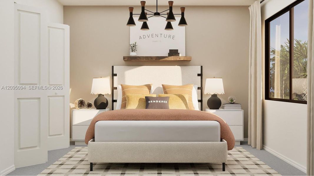 Furnished interior view inside a new home in Solterra, Sunrise (Image 10).