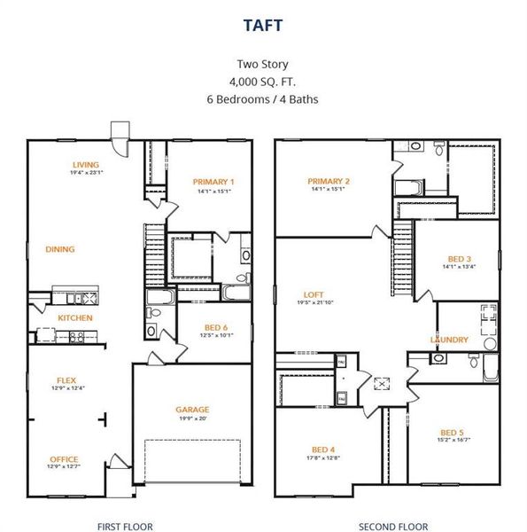 2D floor plan layout of this home in Cedar Creek on Maple, Abilene, TX (Image 2). 2D floor plan layout of this home in Cedar Creek on Maple, Abilene, TX (Image 2).