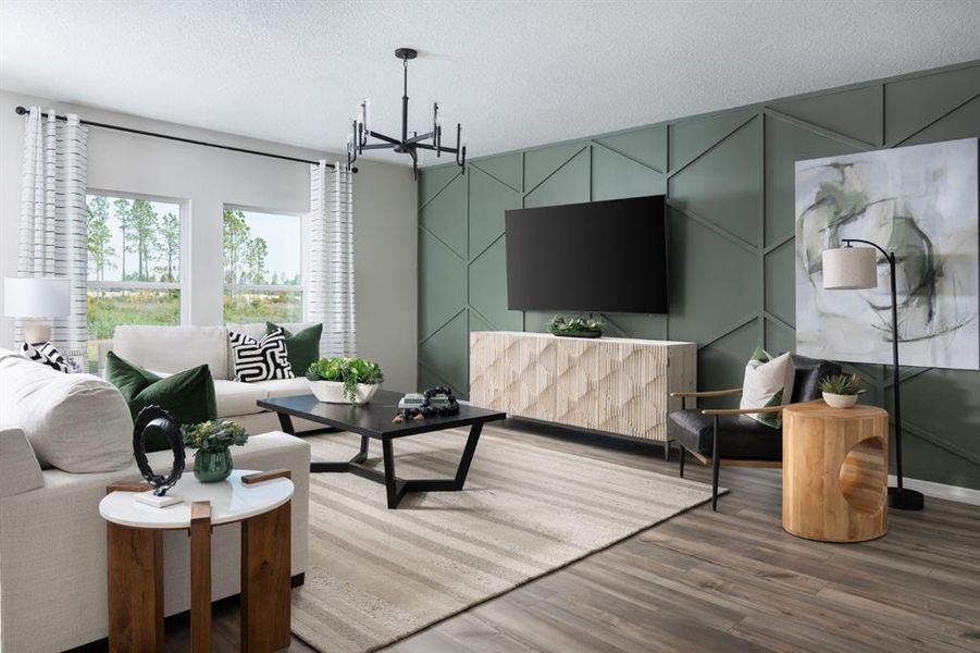 Furnished interior view inside a new home in Two Rivers, Zephyrhills (Image 7).