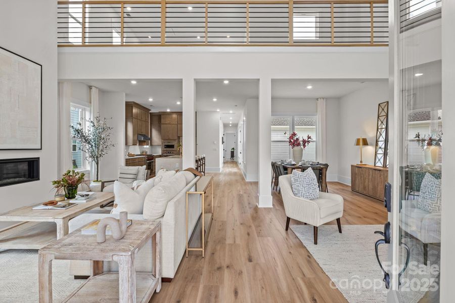 Furnished interior view inside a new home in Lakeside Pointe, Sherrills Ford (Image 4).