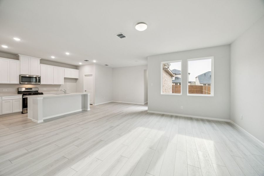 Representative unfurnished interior of a home built from the Dawson by Megatel Homes in Sicily, Princeton (Image 8). Representative unfurnished interior of a home built from the Dawson by Megatel Homes in Sicily, Princeton (Image 8).
