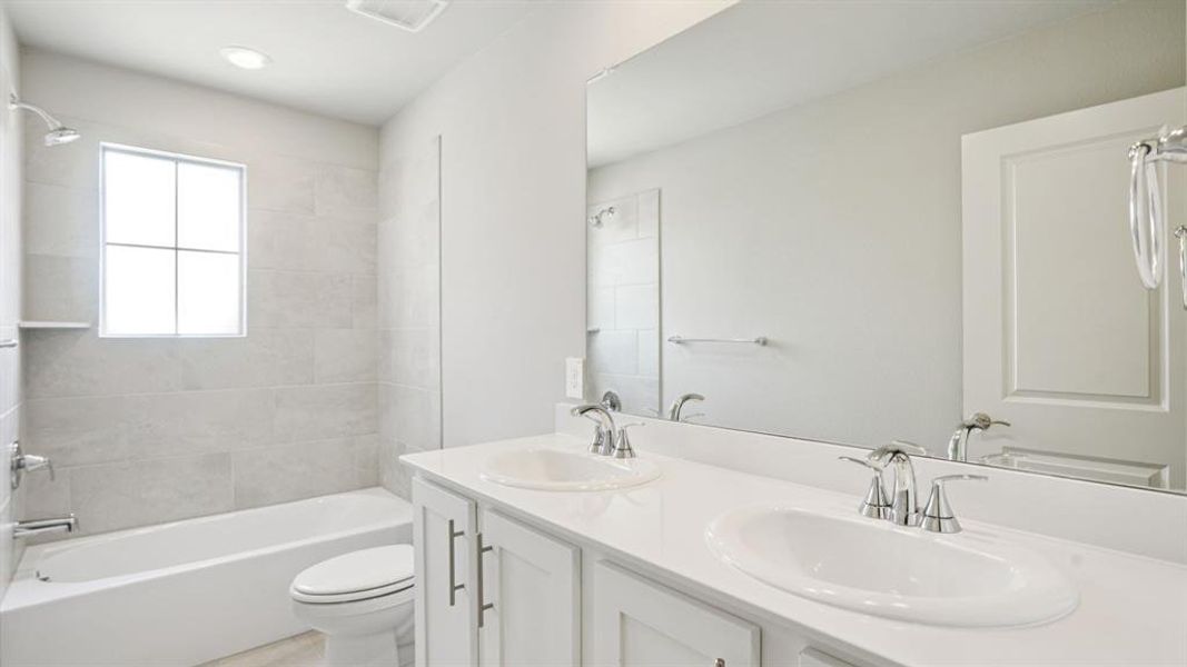 Photo is not of the actual home, but is an inspirational photo of builder’s model home and may depict options, furnishings, and/or decorator features that are not included.