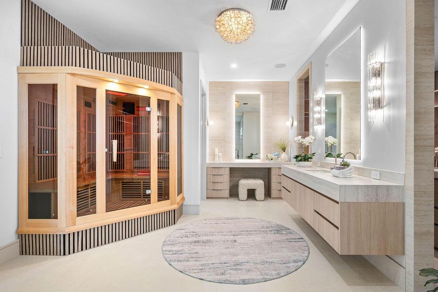 Furnished interior view inside a new home in , Boca Raton (Image 15).