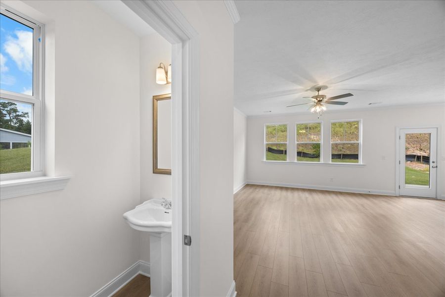Spacious, unfurnished interior of a new home in Forrest Bluff, North Augusta (Image 12). Spacious, unfurnished interior of a new home in Forrest Bluff, North Augusta (Image 12).