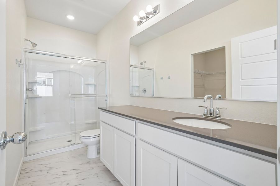 Furnished interior view inside a new home in Union Colony West, Greeley (Image 12).