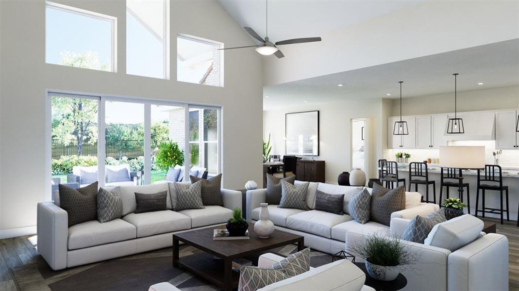Furnished interior view inside a new home in The Arbors at Lakewood Village, Lakewood Village (Image 7).