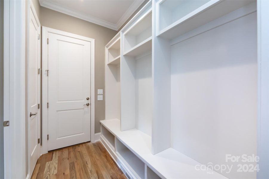 Mudroom Photo is a representation of builders work on Completion of Home Next Door