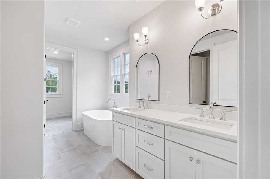 Furnished interior view inside a new home in , Carrollton (Image 41).