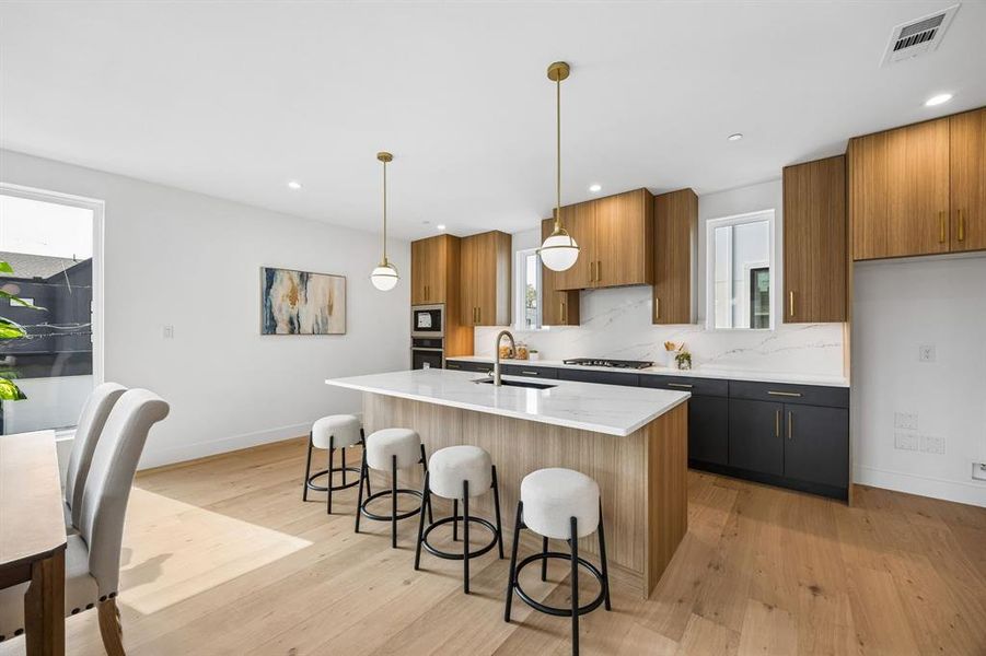 Furnished interior view inside a new home in , Dallas (Image 18). Furnished interior view inside a new home in , Dallas (Image 18).