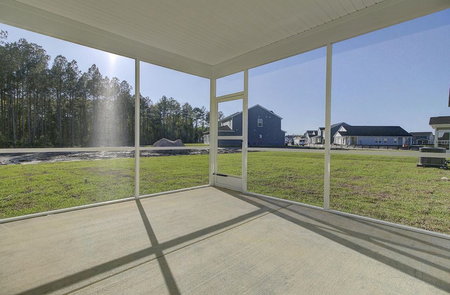 Exterior details and patio area of a home in Heron's Walk at Summers Corner, Summerville (Image 3).