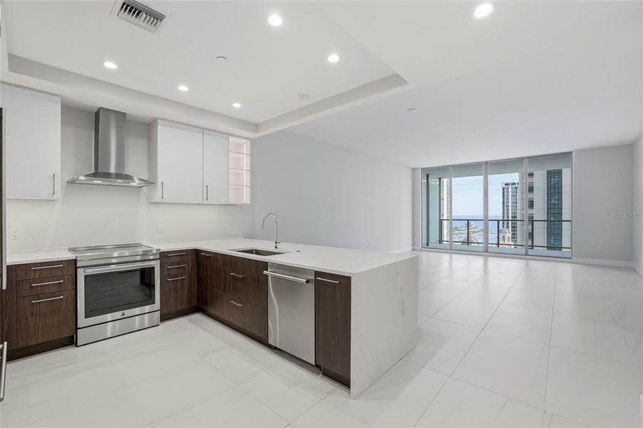 Furnished interior view inside a new home in , St. Petersburg (Image 15).