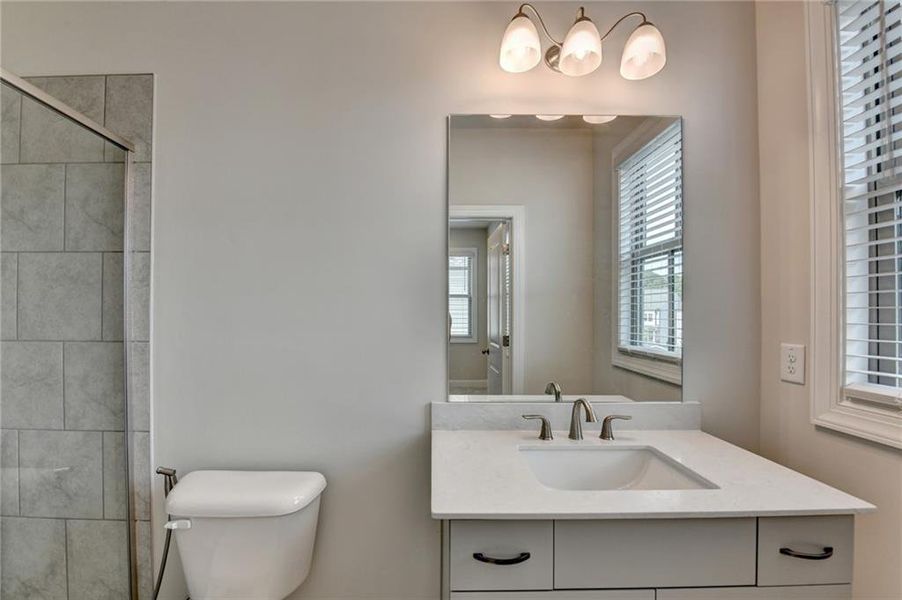 Furnished interior view inside a new home in , Duluth (Image 33).
