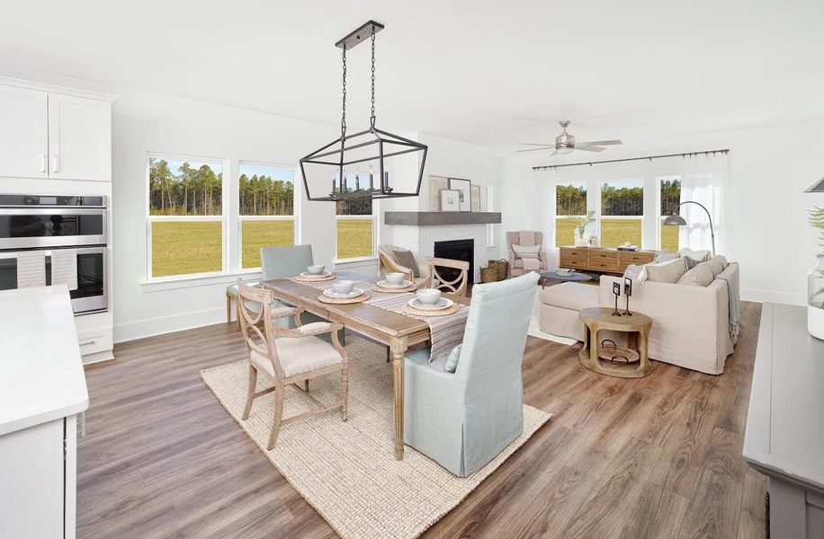 Representative furnished interior of a home built from the Truman by Ashton Woods in Watson Hill, Summerville (Image 5).