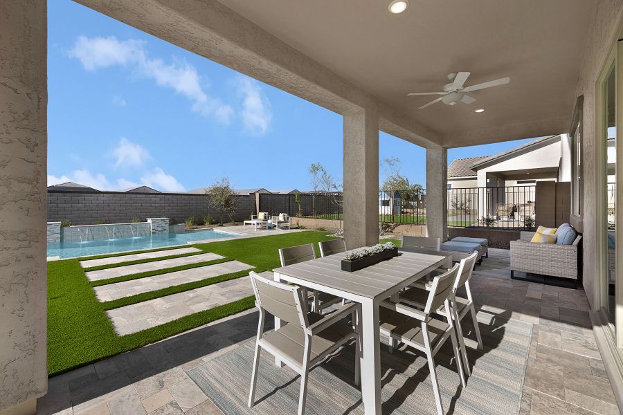 Representative furnished interior of a home built from the Lagoon by Mattamy Homes in Tyler Ranch, Buckeye (Image 10).