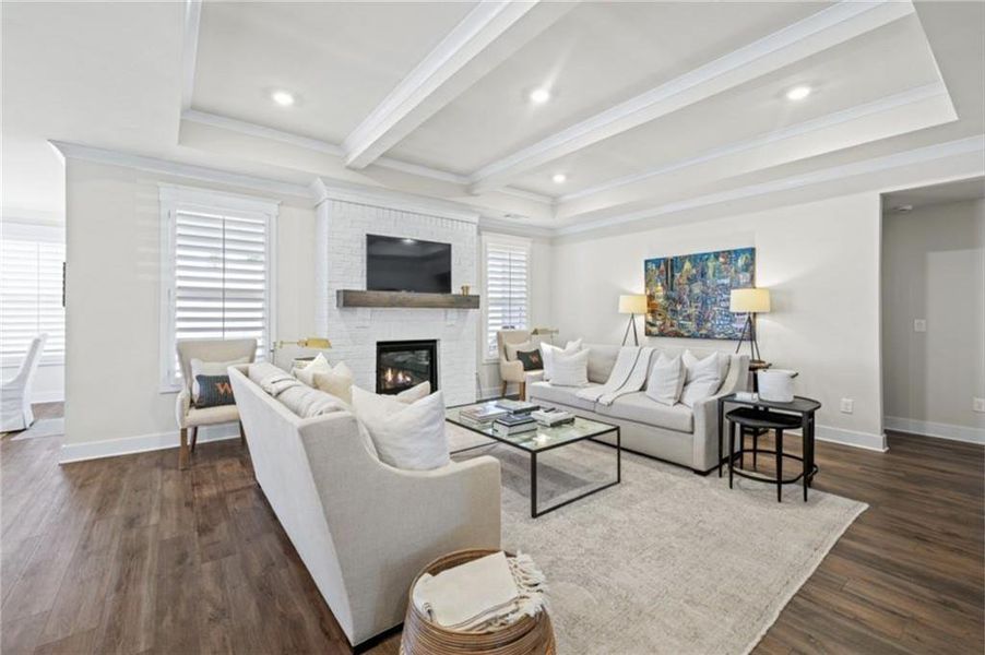 Furnished interior view inside a new home in Rosewood Lake Estates, Hoschton (Image 16). Furnished interior view inside a new home in Rosewood Lake Estates, Hoschton (Image 16).