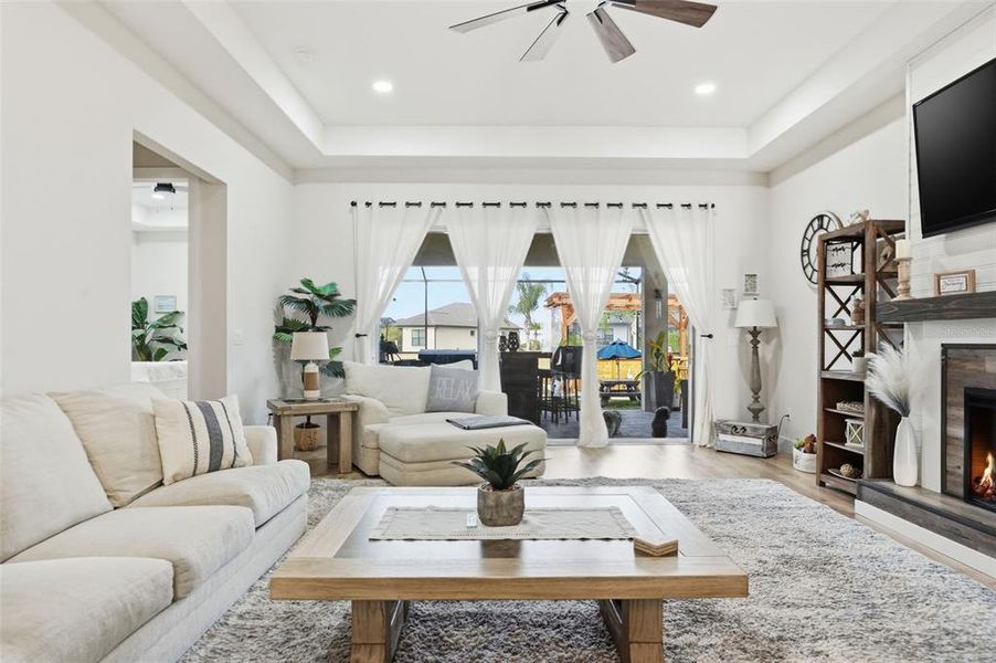 Furnished interior view inside a new home in , Weeki Wachee (Image 11).