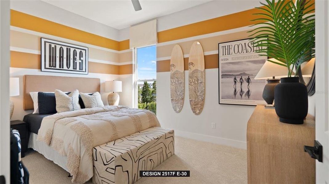 Furnished interior view inside a new home in Star Farms at Lakewood Ranch, Bradenton (Image 14).