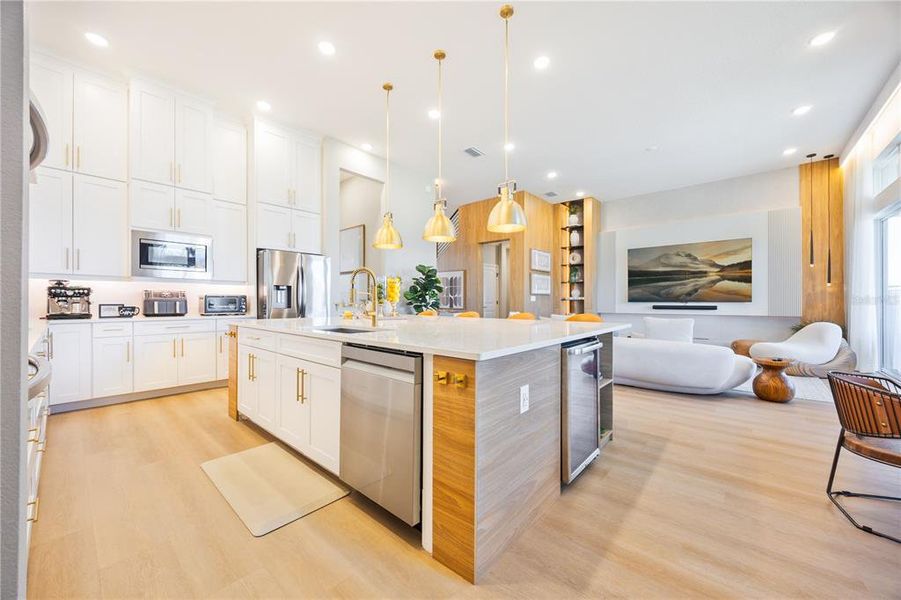 Furnished interior view inside a new home in Avalon Ridge, Winter Garden (Image 38).