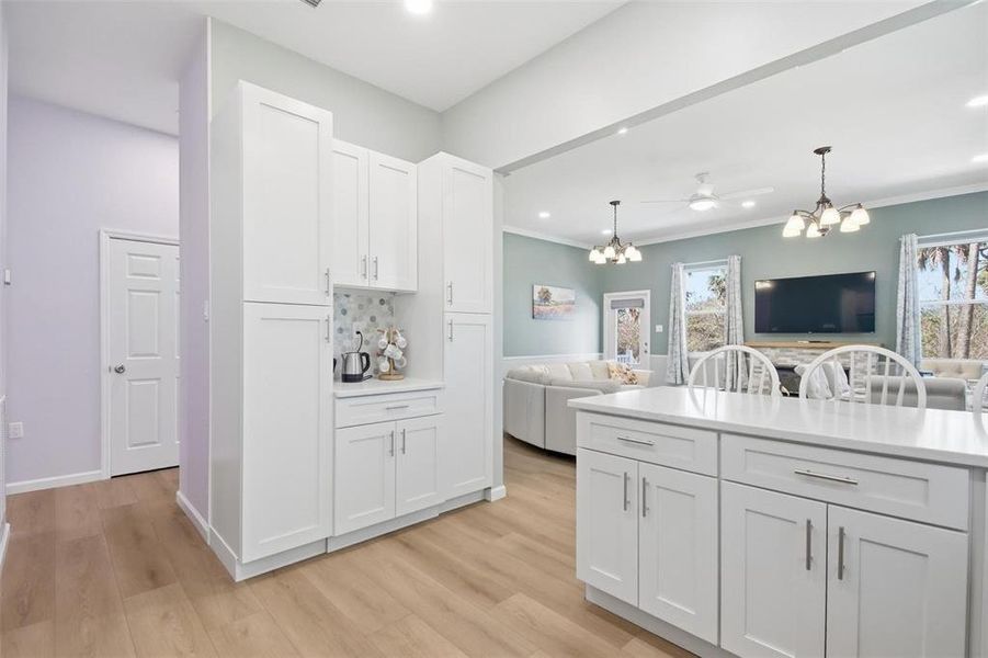 Furnished interior view inside a new home in , Flagler Beach (Image 19).