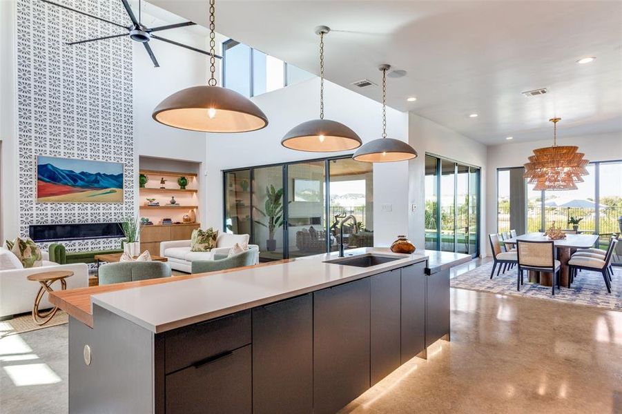 Furnished interior view inside a new home in , Aledo (Image 9).