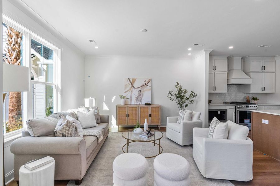 Furnished interior view inside a new home in , Johns Island (Image 43).