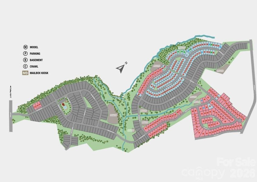 Stafford at Langtree Site Map
