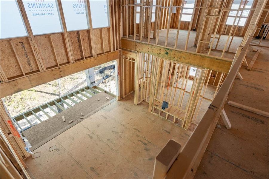 In-progress construction of a new home in , Fairburn, GA (Image 37).