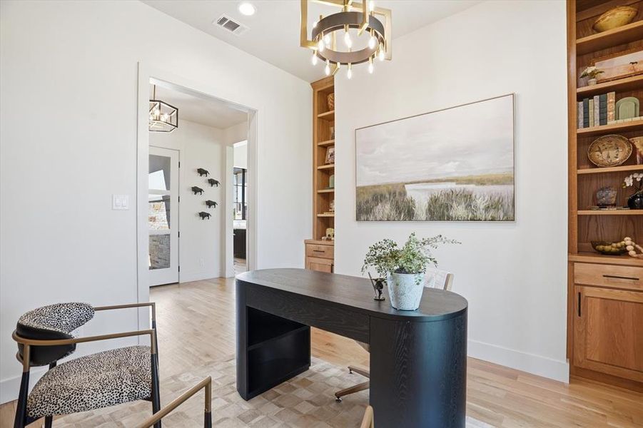 Furnished interior view inside a new home in Ranger Ridge Estates, Strawn (Image 15).