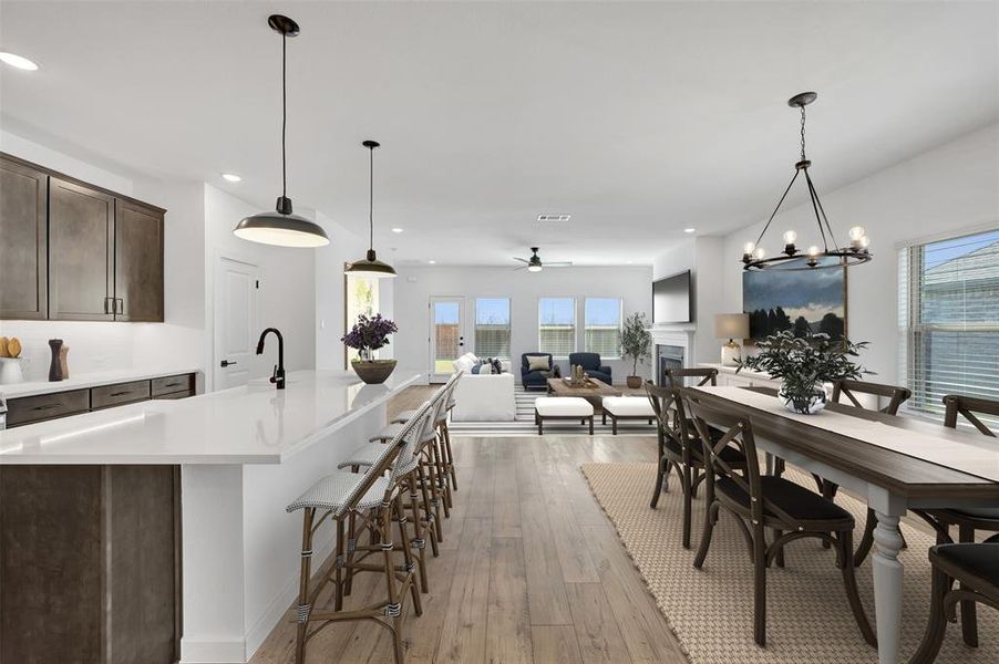 Furnished interior view inside a new home in Rolling Ridge, Van Alstyne (Image 7).