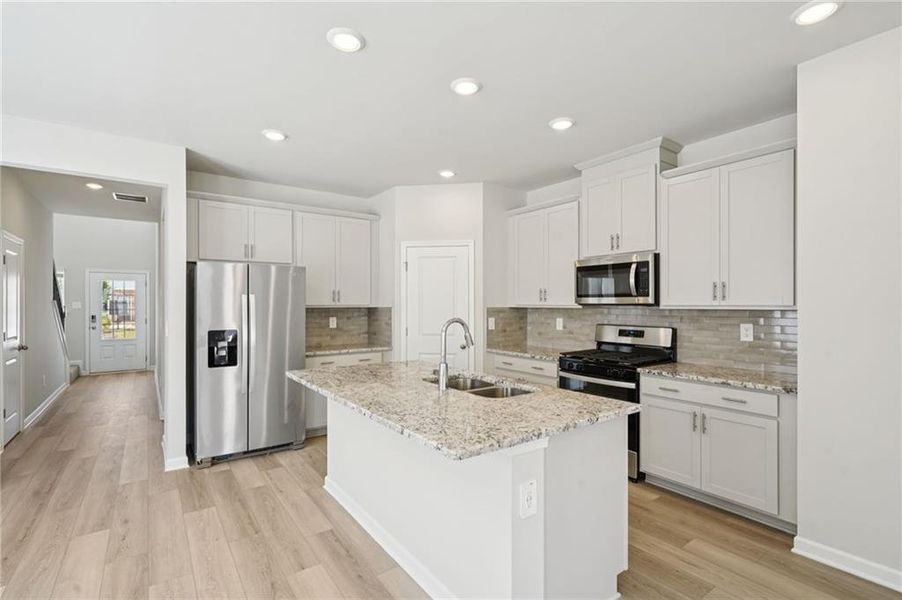 Furnished interior view inside a new home in Martin Springs - Reserve Series, Lawrenceville (Image 7). Furnished interior view inside a new home in Martin Springs - Reserve Series, Lawrenceville (Image 7).