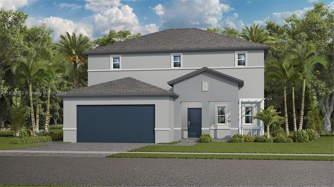 Front exterior of a home in the Acacia Groves community, located in Homestead, FL (Image 14).