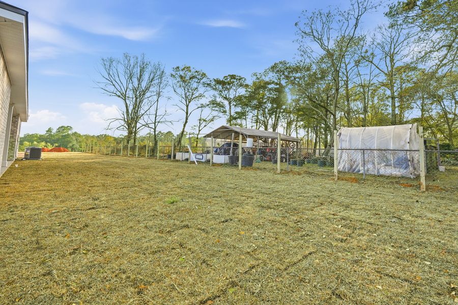 Exterior details and patio area of a home in Barton's Bend, Crestview (Image 32). Exterior details and patio area of a home in Barton's Bend, Crestview (Image 32).