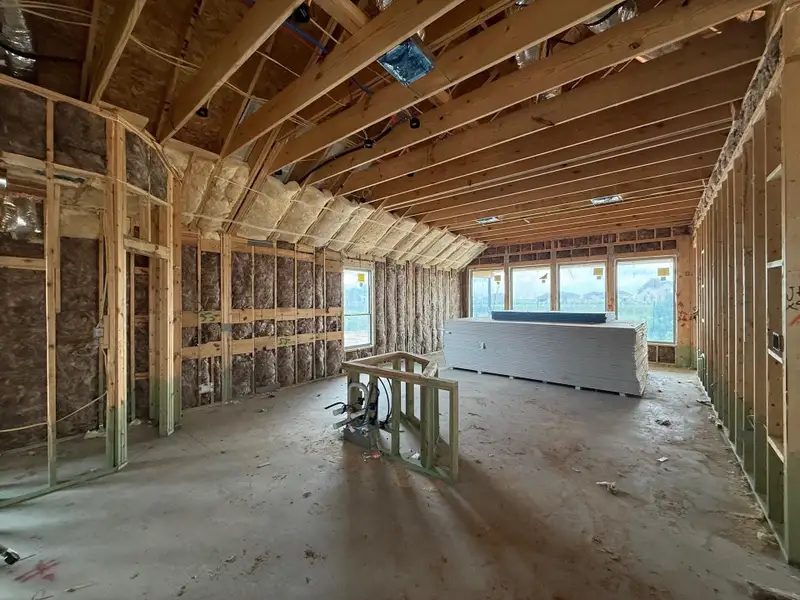 In-progress construction of a new home in Candela, Richmond, TX (Image 6).