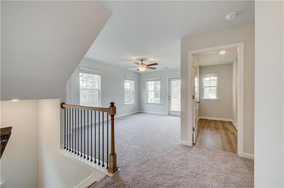 Spacious, unfurnished interior of a new home in Burchwood, Stockbridge (Image 13). Spacious, unfurnished interior of a new home in Burchwood, Stockbridge (Image 13).