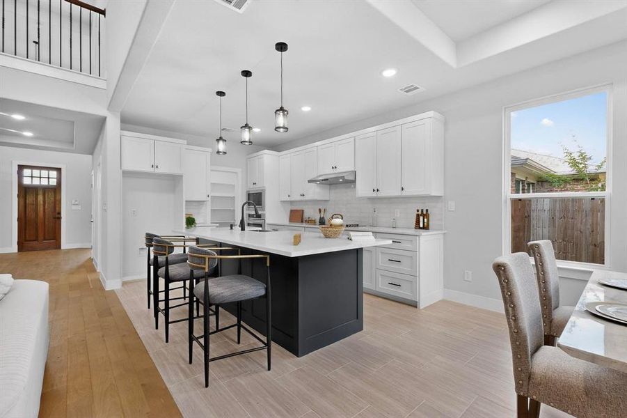 Furnished interior view inside a new home in , Rowlett (Image 8).