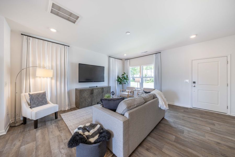 Furnished interior view inside a new home in Towns at Cliffwood (Condos), Concord (Image 6).