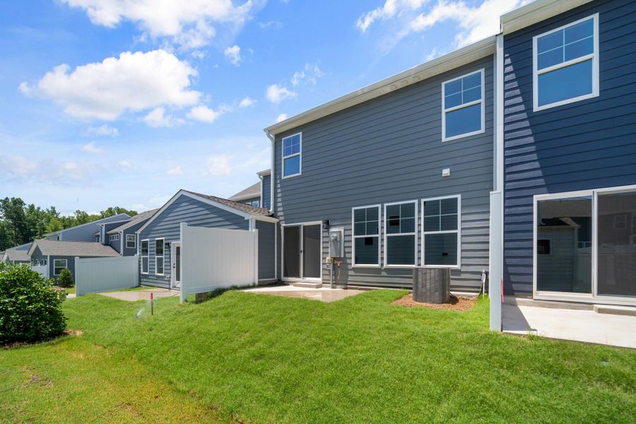 Front exterior of a new home in Harbor Crossing, Greensboro, NC, highlighting curb appeal (Image 18).