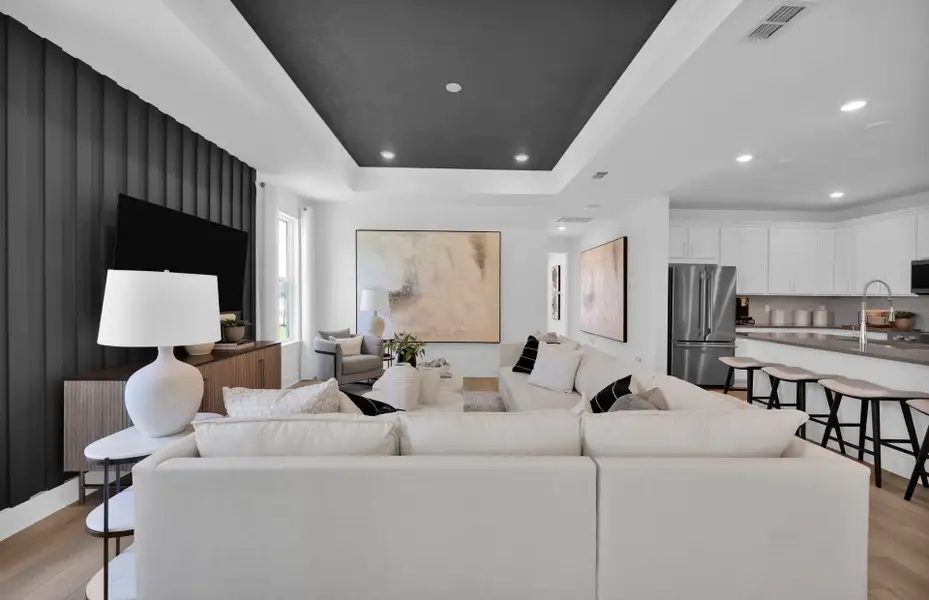 Representative furnished interior of a home built from the Mystique by Pulte Homes in Seminole Palms, Palm Coast (Image 7).