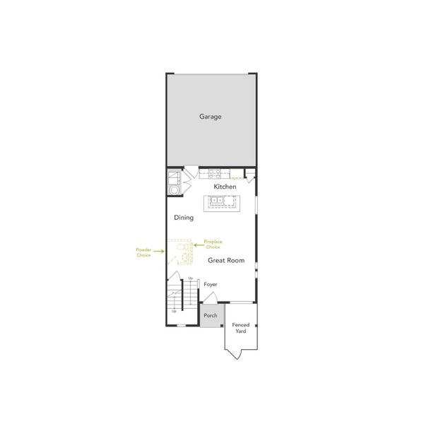 2D floor plan layout of this home in Green Valley Ranch, Aurora, CO (Image 3).