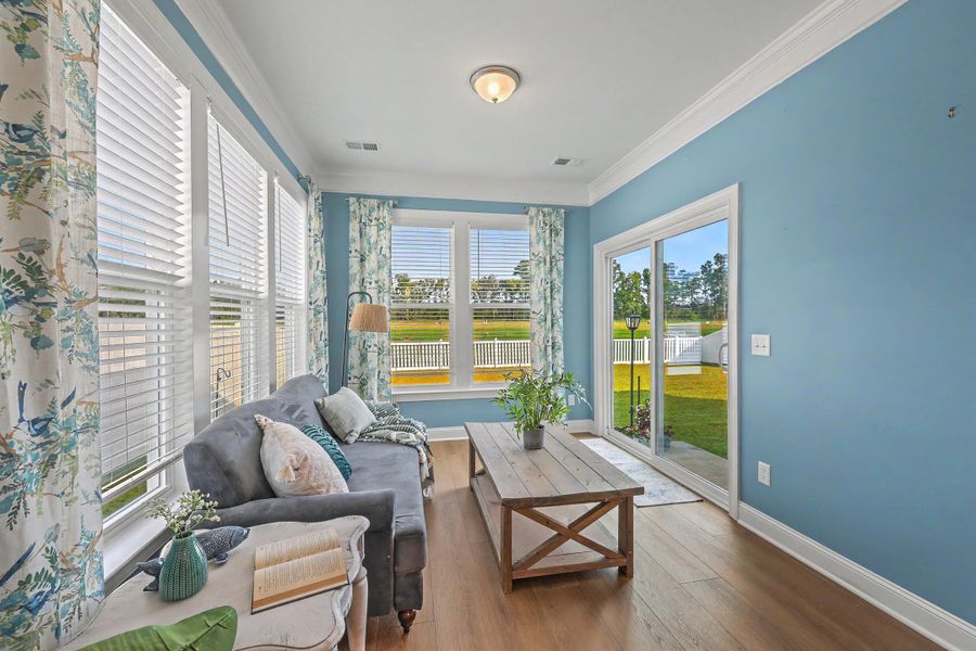 Furnished interior view inside a new home in Parker's Preserve, Ridgeville (Image 36).