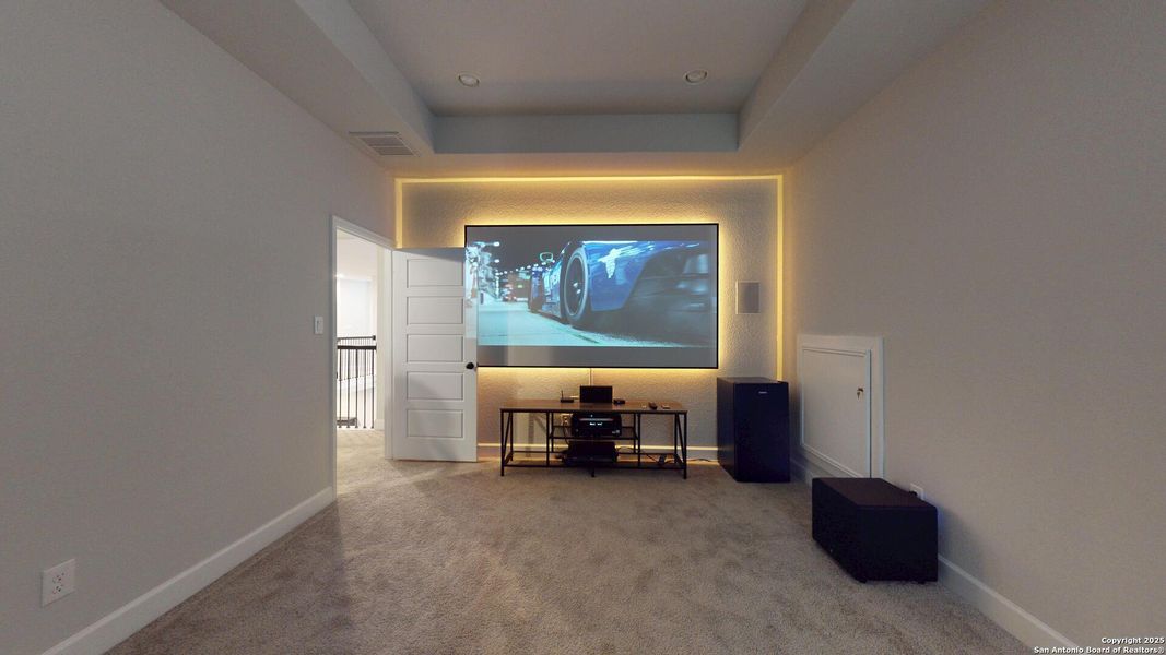 Furnished interior view inside a new home in Weston Oaks 55', San Antonio (Image 35).