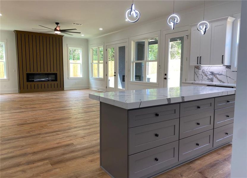Furnished interior view inside a new home in , Snellville (Image 11).