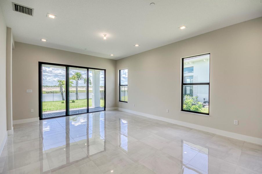 Furnished interior view inside a new home in Apex at Avenir, Palm Beach Gardens (Image 42).
