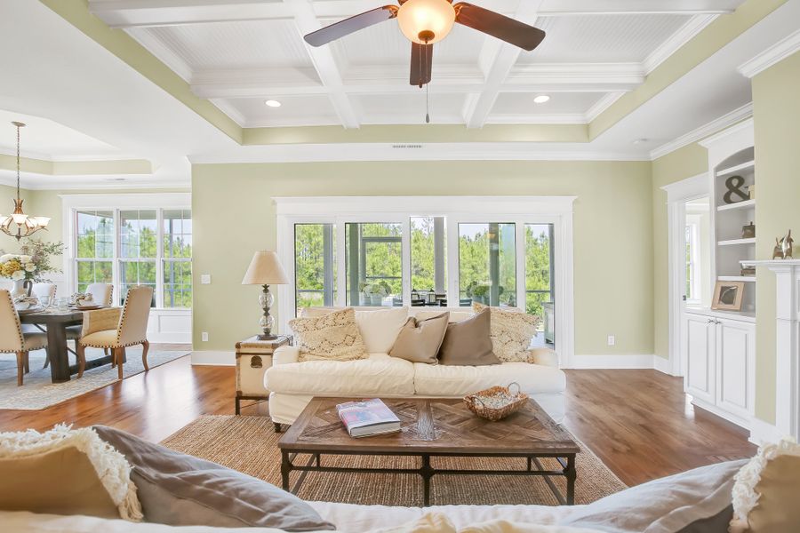 Representative furnished interior of a home built from the Ansley by Bill Clark Homes in The Sanctuary at Sunset Beach, Sunset Beach (Image 6).