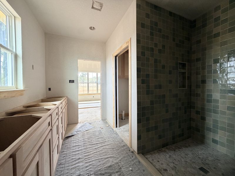 In-progress construction of a new home in Monarch Manor, Poolville, TX (Image 45).